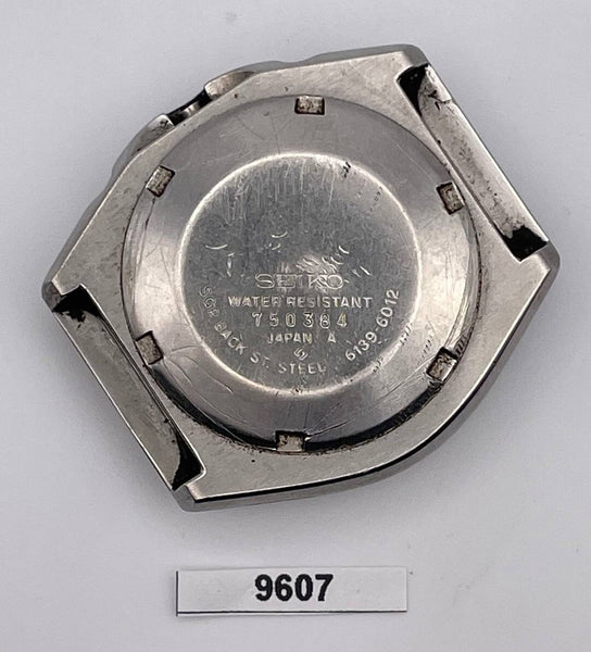USED VINTAGE SEIKO 6139 MID CASE AND COVER CHRONOGRAPH SS WATCH BVT09607