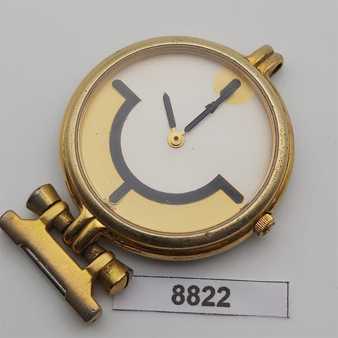 PROJECT TO FIX BULOVA GOLD PLATE QUARTZ MENS DRESS WATCH 8822