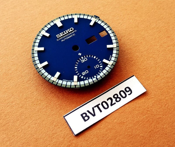 NEW AF SEIKO BLUE DIAL FOR 6139 - 6139 7002 CHRONOGRAPH WATCH BVT02809