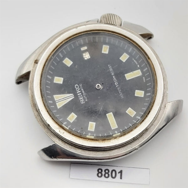PROJECT TO FIX SEIKO 7002 7000 SS HEAD DAY DATE AUTO 553280 WATCH EU SHIP 