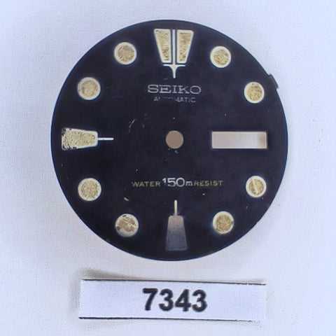 USED VINTAGE SEIKO DIAL NON BEVELED WINDOW 6309 7040 DIVE WATCH BVT07343