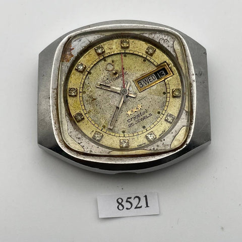 PROJECT TO FIX OMAX AUTOMATIC SS MENS DAY DATE WATCH EU SHIP 8521