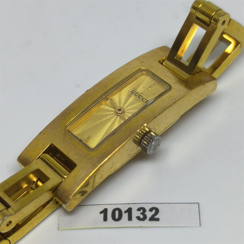 PROJECT TO FIX GUCCI LADIES GOLD PLATE 3900 L QUARTZ DRESS WATCH EU SHIP 10132