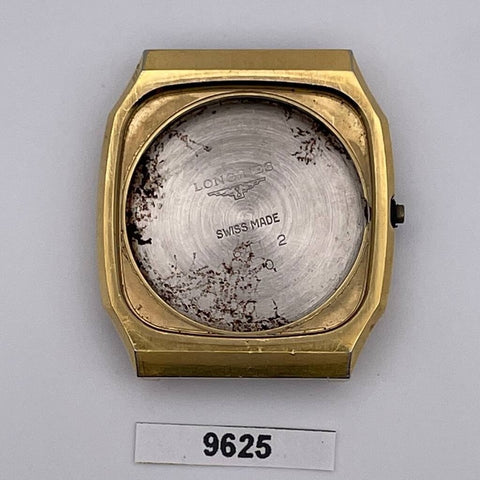 LONGINES GOLD PLATE CUSHION MIDSIZE CASE AND COVER KIT WATCH EU SHIP 9625