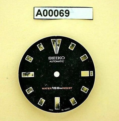 USED VINTAGE SEIKO DIAL  FOR 7002 7000 DIVE WATCH NR#A00069
