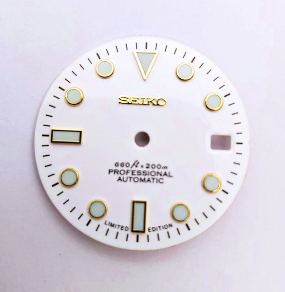 NEW AF SEIKO LEX YACHT MASTER SS GOLD KIT CASE BEZEL GLASS CROWN STRAP DIAL HAND