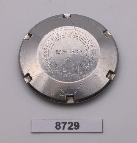 USED VINTAGE SEIKO UFO 6138 0011 WATCH DIVER CASE BACK COVER BVT08729