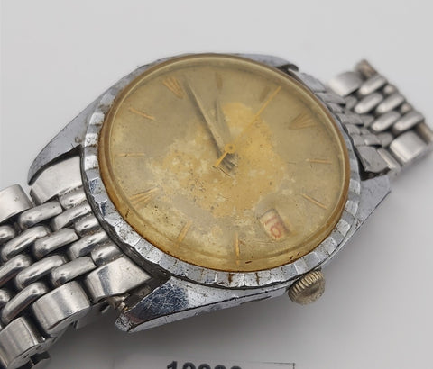 PROJECT TO FIX TUGARIS COIN RIMMED ROUND AUTOMATIC EU SHIP MENS WATCH 10088