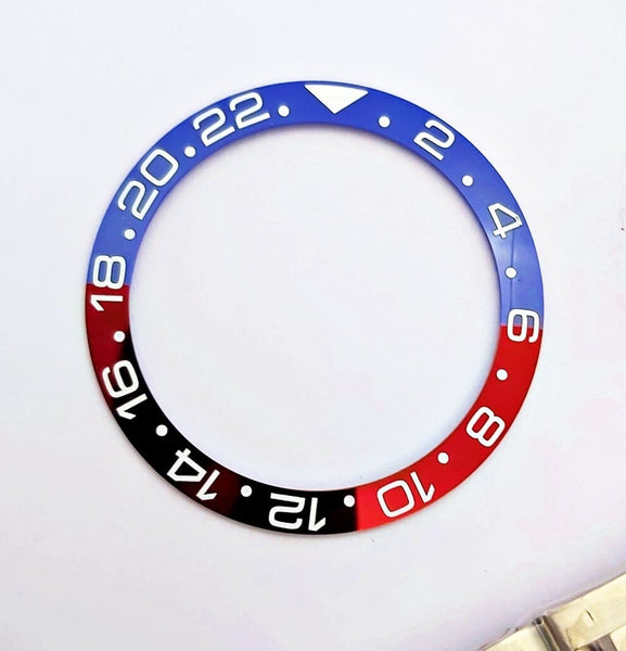 NEW AF SEIKO LEX GMT PEPSI KIT CASE BEZEL GLASS CROWN STRAP DIAL HAND EU SHIP