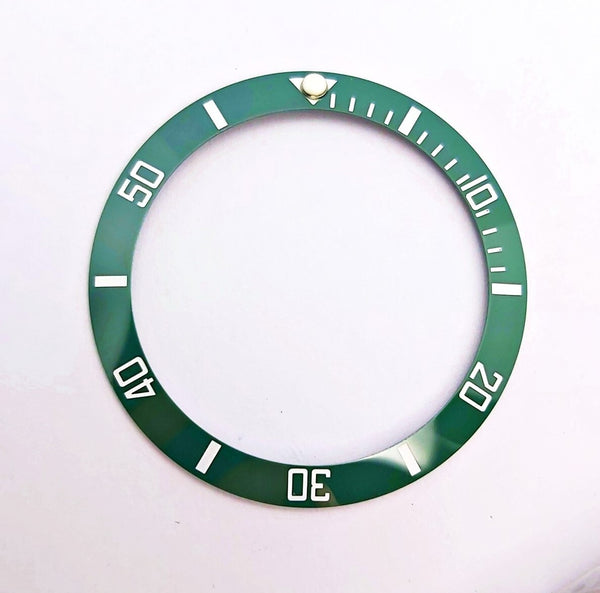 NEW AF SEIKO LEX SUBMARINE GREEN BLK KIT CASE BEZEL GLASS CROWN STRAP DIAL HAND