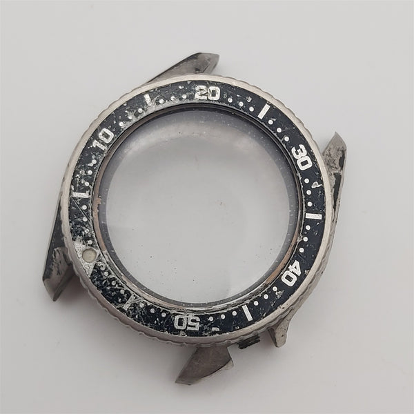 USED POLISHED SEIKO 4205 0155 MIDSIZED WATCH DIVER CASE AND BEZEL KIT BVT06656