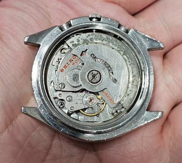 PROJECT TO FIX SEIKO 7016 7000 FLYBACK AUTO DAY DATE POLISHED MENS WATCH B10062