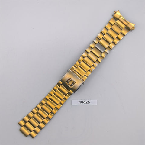 VINTAGE OMEGA SEAMASTER GENEVE 19mm GOLD BAND FOR MENS WATCHES BVT10825