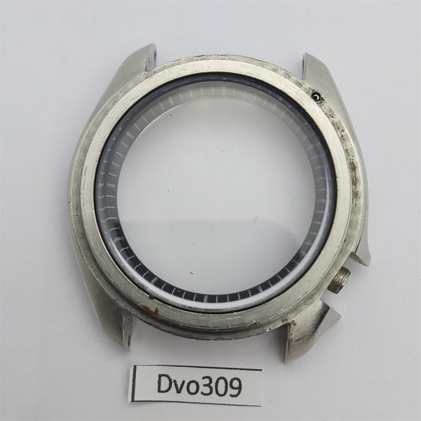 USED SEIKO 7002 7000 POLISHED MIDCASE, MINUTE TRACK, GLASS KIT MENS WATCH DV0309
