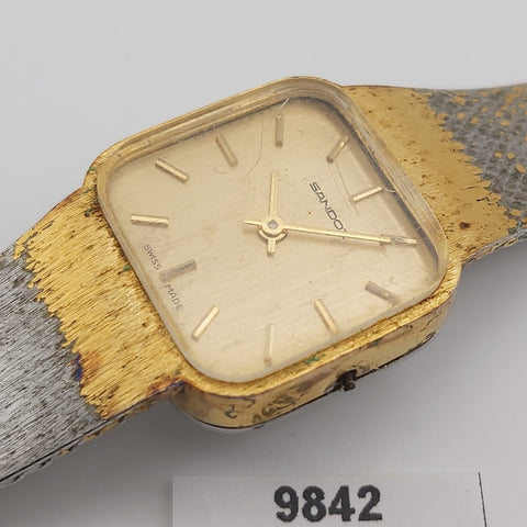 PROJECT TO FIX SANDOZ CUSHION MANUAL WIND LADIES WATCH EU SHIP 9842
