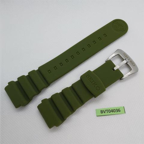 NEW FOR SEIKO RUBBER STRAP GREEN HULK SOFT Z22 BAND 6309 6306 7548 7002 BVT04036