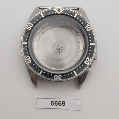 USED RARE VINTAGE SOLVIL TITUS DIVER GLASS CASE BEZEL WATCH KIT BVT06669