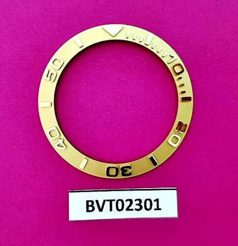 SEIKO GOLD YACHTMASTER CERAMIC BEZEL SLANT INSERT 7S26 0050 SKX023 WATCH BVT2301
