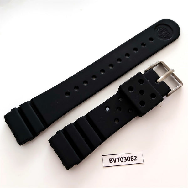 NEW SEIKO RUBBER STRAP FLAT 22 mm Z22 BAND 6309, 6306, 7548, 7002 WATCH BVT03062