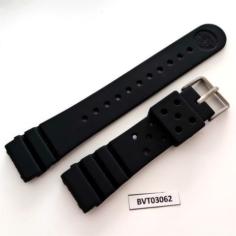 NEW SEIKO RUBBER STRAP FLAT 22 mm Z22 BAND 6309, 6306, 7548, 7002 WATCH BVT03062