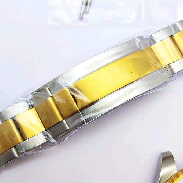 NEW AF SEIKO LEX SUBMARINE WHITE GOLD SS KIT CASE BEZEL GLASS CROWN STRAP DIAL