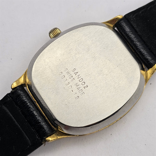 PROJECT TO FIX SANDOZ TONNEAU SHAPED AUTOMATIC EU SHIP MENS WATCH NR