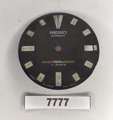 USED VINTAGE SEIKO DIAL FOR 7002 7000 DIVE WATCH BVT07777