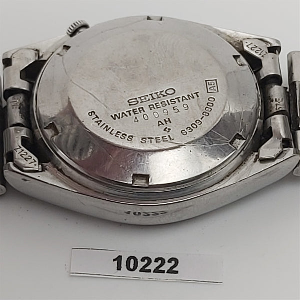PROJECT TO FIX SEIKO 5 6309 8880 MENS AUTOMATIC DAY DATE WATCH 10222