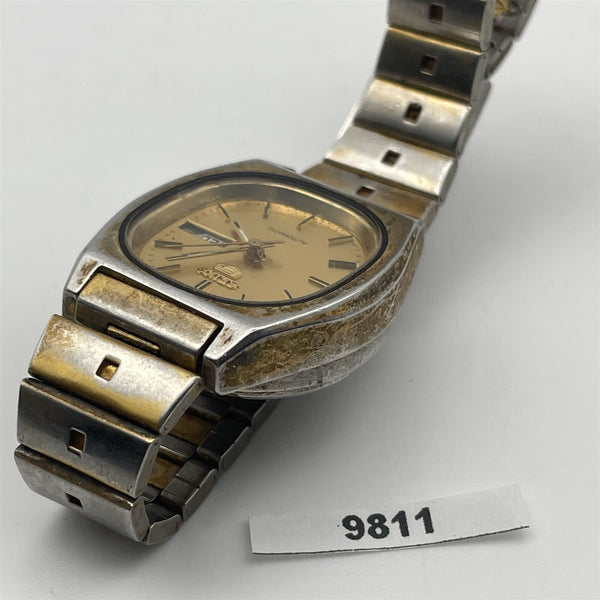 PROJECT TO FIX SEIKO 4206 5540 LADIES GOLD AUTOMATIC DAY DATE WATCH 9811