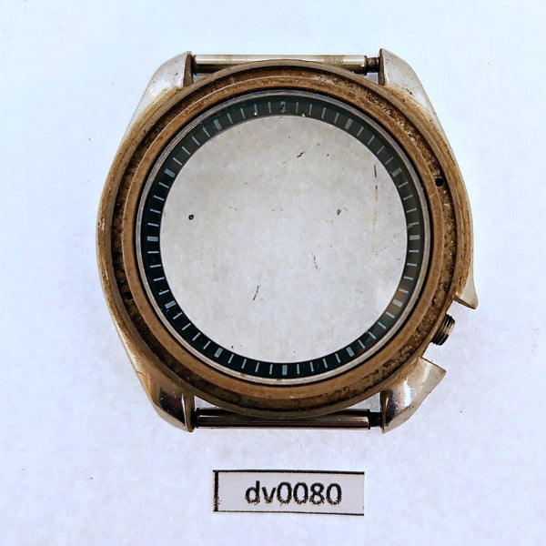 USED SEIKO 7002 7020 MIDCASE, MINUTE TRACK ,GLASS KIT MENS WATCH DV0080