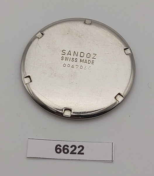 VINTAGE SANDOZ SWISS MADE CASE BACK COVER MENS WATCH BVT06622