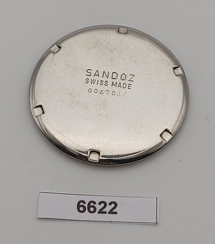 VINTAGE SANDOZ SWISS MADE CASE BACK COVER MENS WATCH BVT06622