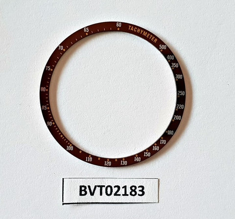 NEW SEIKO BROWN BEZEL INSERT 6138 0030 6138-0040 BULLHEAD CHRONOGRAPH BVT02183