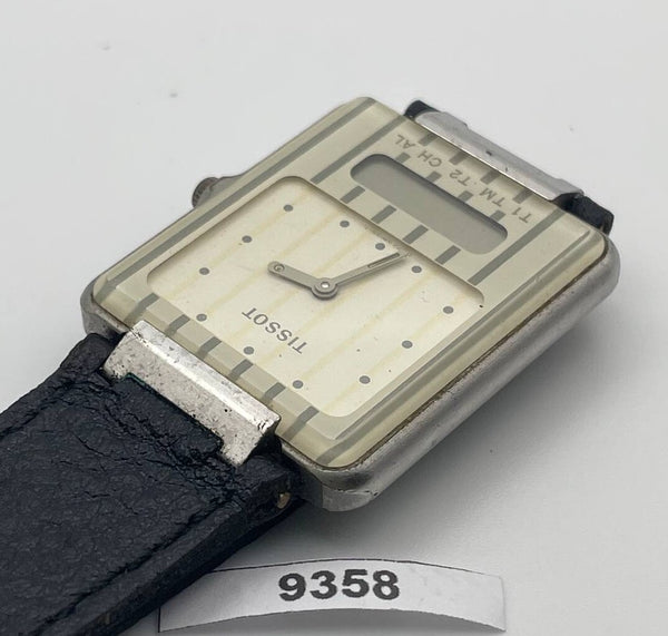 PROJECT TO FIX TISSOT RETRO CHRONO TWO TIMER DIGITAL ANALOG WATCH 9358 EU SHIP