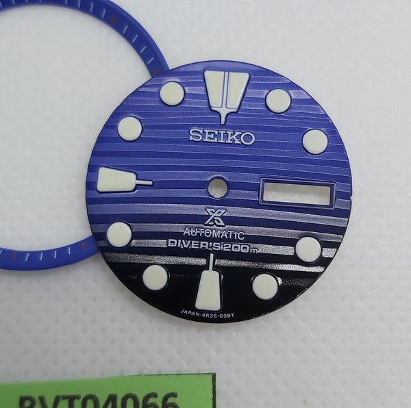 SEIKO SAVE THE OCEAN WAVE DIAL MINUTE TRACK 7S26 0020 SKX007 SUPERLUME BVT04066