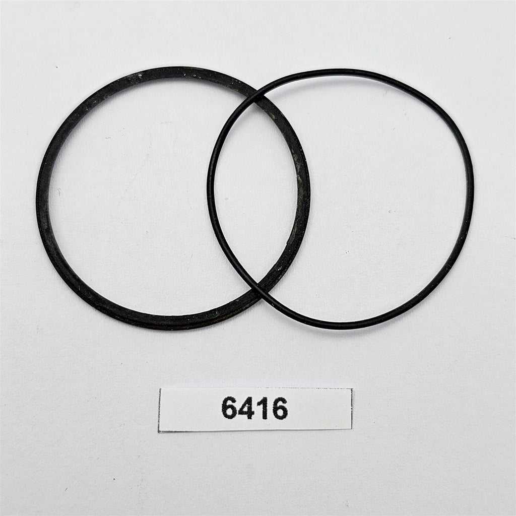 USED LOT 2 SEIKO CASE BACK & RUBBER UNDERLAY GASKET 6309 7290 WATCH BVT06416