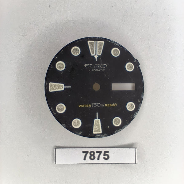 USED VINTAGE SEIKO DIAL NON BEVELED WINDOW 6309 7040 DIVE WATCH BVT07875