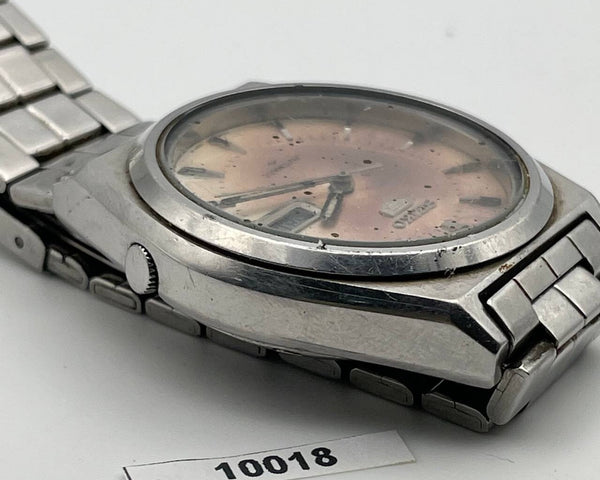 PROJECT TO FIX SEIKO 5 7009 876A MENS SS AUTO DAY DATE FACETED WATCH 10018
