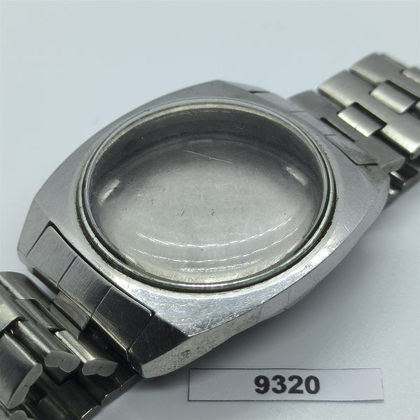USED VINTAGE SEIKO 6602 8070 CASE BACK GLASS COVER 300618 WATCH KIT BVT09320