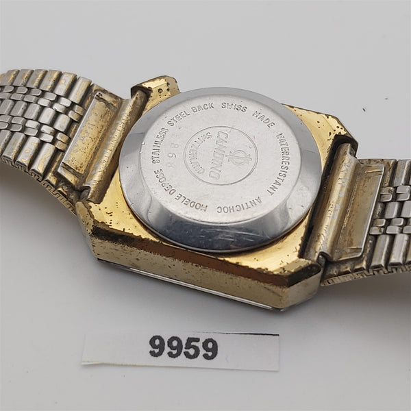 USED CANDINO GOLD BEZEL CASE BAND LADIES KIT WATCH KIT 9959