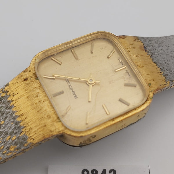 PROJECT TO FIX SANDOZ CUSHION MANUAL WIND LADIES WATCH EU SHIP 9842