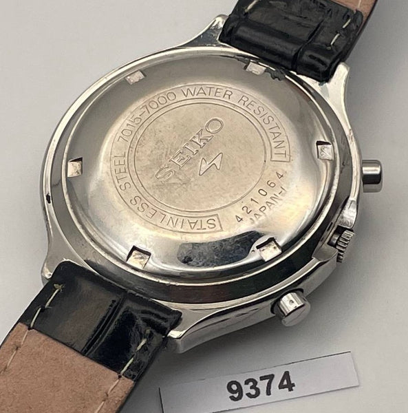 PROJECT TO FIX SEIKO 7015 7000 JDM FLYBACK CHRONOGRAPH SPEEDTIMER WATCH 9374