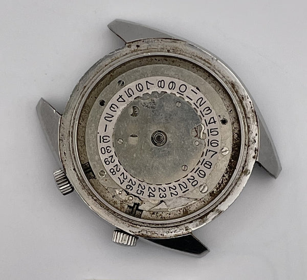 PROJECT TO FIX CITIZEN ALARM PARAWATER 60-7092 MANUAL WIND THICK LUGS DATE WATCH