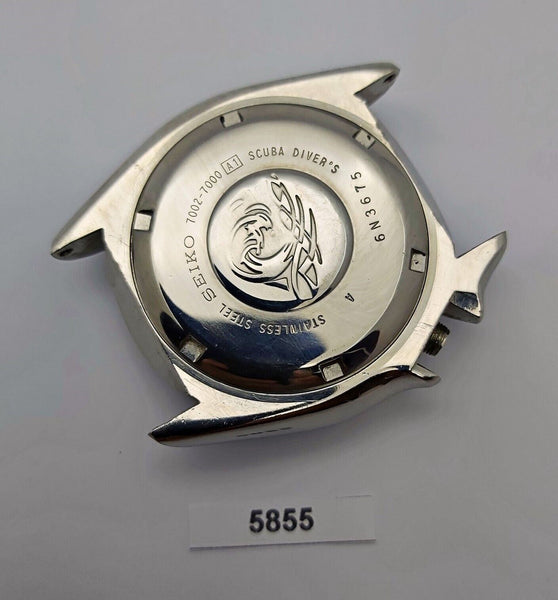USED SEIKO 7002 7000 POLISHED CASE, GLASS, COVER KIT MENS WATCH BVT05855