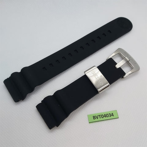 NEW FOR SEIKO RUBBER STRAP BLACK SOFT Z22 BAND 6309 6306 7548 7002 BVT04034