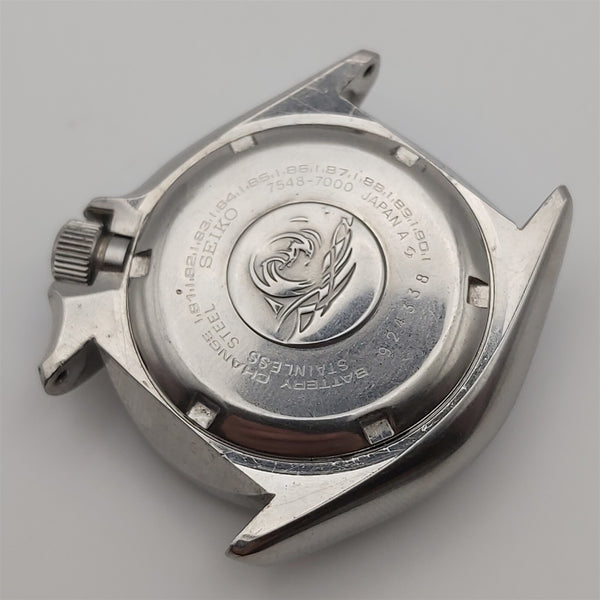PROJECT TO FIX SEIKO SCUBA 7548 7000 QUARTZ DATE MENS DIVE 924338 SS WATCH