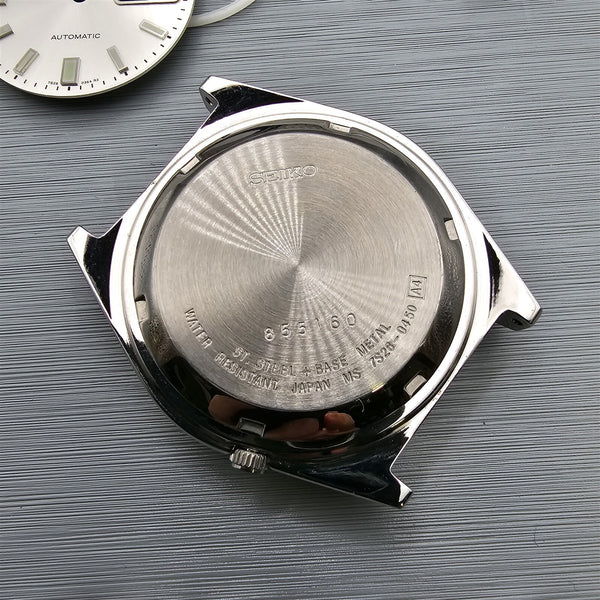 NEW AF SEIKO SPORTS 7S26 0450 SILVER DIAL KIT CASE BEZEL GLASS CROWN DIAL HANDS