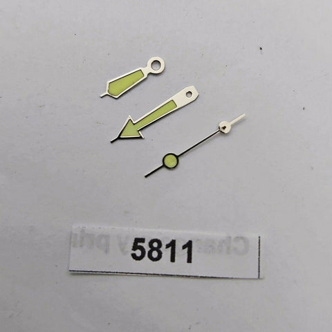 NEW SEIKO HANDS FOR SEIKO 4205 MEDIUM SERIES GREEN LUME DIVERS WATCH BVT05811