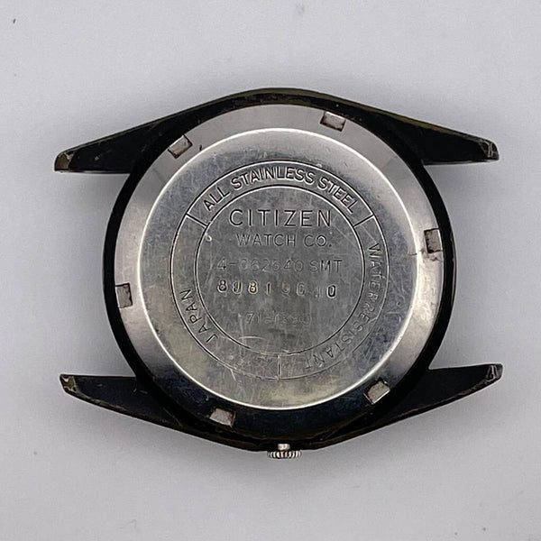 PROJECT TO FIX CITIZEN ANODIZED CASE COIN RIMMED THICK LUGS AUTO DATE WATCH 9520