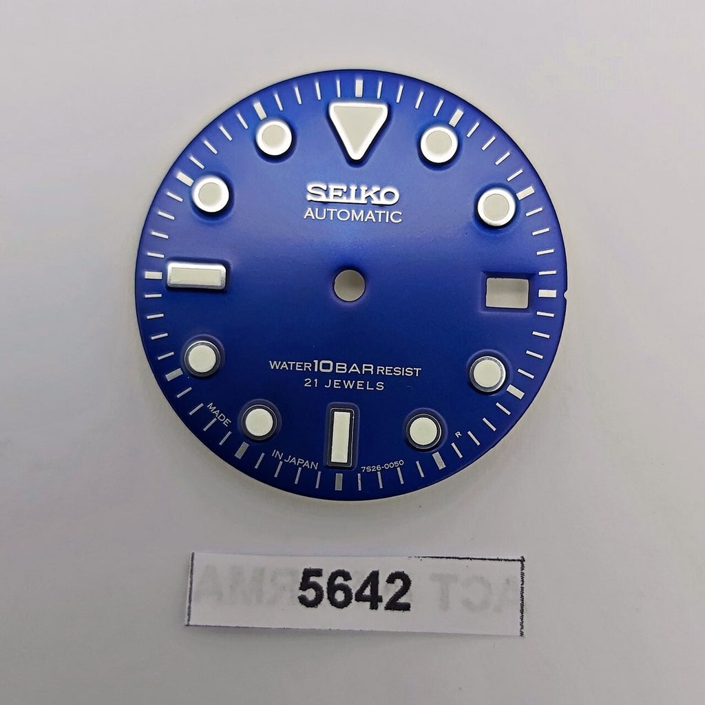 SEIKO SUNBURST DIAL 7S26 0050 SKX023 10BAR DIVER WATCH LIGHT BLUE DATE ONLY 5642
